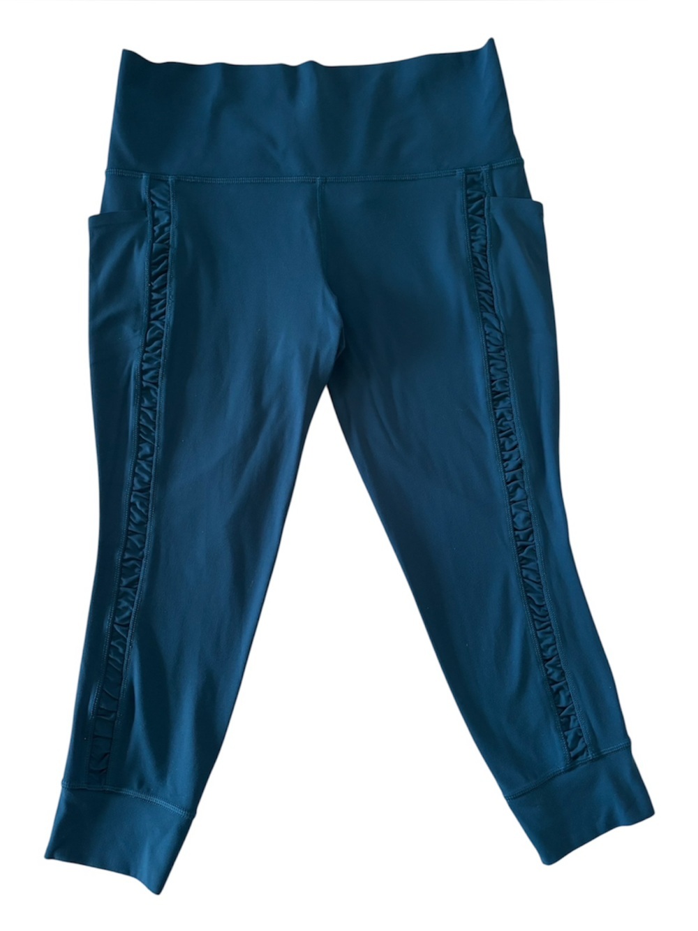 Athleta Salutation Stash II Ruch Craft 7/8 Tight Activewear High- Rise Size L